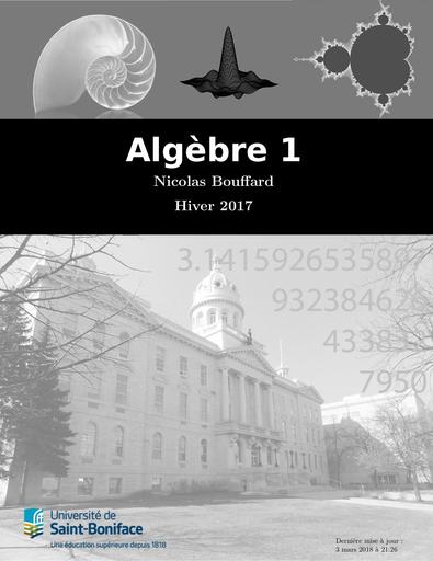 SUP Bouffard Math Algèbre 1