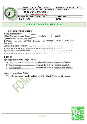 FICHE 3 EVEIL AU MILIEU CE2 BY TEHUA