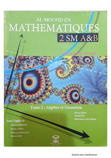 Mathématiques Tome 2 (El Moufid ) Tle CDE by TEHUA