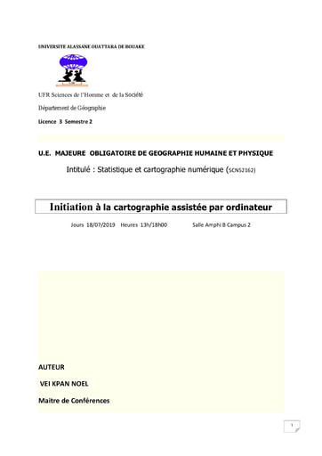 CARTOGRAPHIE ASSISTEE PAR ORDI 2019 CM12