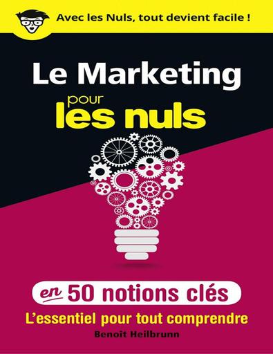 Le marketing pour les Nuls en 50 notions clés Benoît HEILBRUNN by Tehua