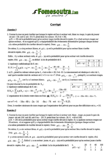 Corrigé TP 2 Probabilité niveau Terminale Scientifique