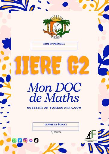 DOCUMENT OFFICIEL MATHS 1ière G2 BY TEHUA