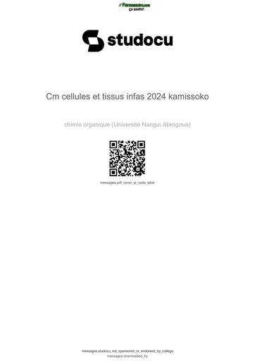 INFAS COURS d'anatomie et physiologie licence 1 idesf BY TEHUA