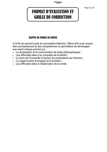 Format d'épreuves philo by TEHUA