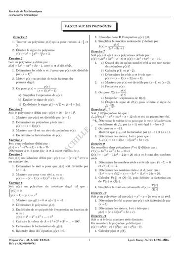 Maths tle S fascicule corro