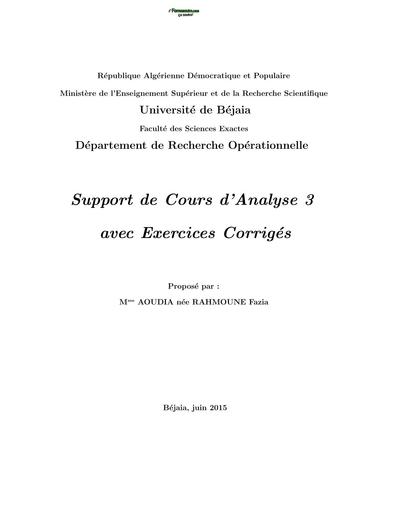 Cours Analyse 3 MI L2by TEHUA