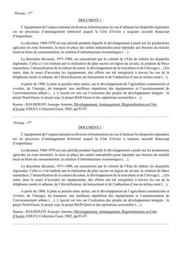 HISTOIRE GEOGRAPHIE 1ière DOCUMENT BY TEHUA