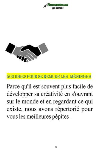 500 IDEES DE BUSINESS POUR ENTREPRENDRE BY TEHUA