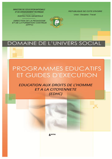 Programmes éducatifs et guides d’exécution EDHC 6eme