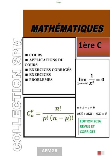 Cours complet DE MATHS 1ère C BY TEHUA