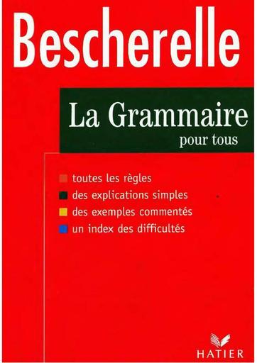 Livre Français Bescherelle, grammaire pour tous by Tehua