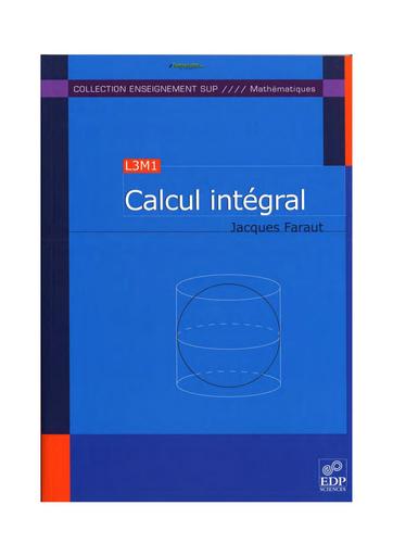 SUP MATHS L3 Livre DE MATHS SUR Calcul Intégral BY TEHUA