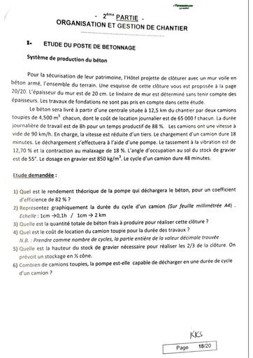 COURS BTP ORGANISATION ET GESTION DE CHANTIER BY TEHUA