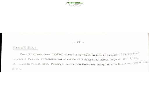 TD N°2 de Thermodynamique 2020-2021