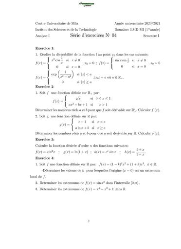 Série 4 Analyse 1 BY TEHUA