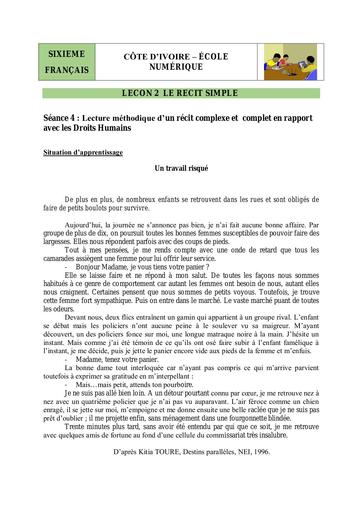 6e LECT L3 S4 LM récit complexe DH