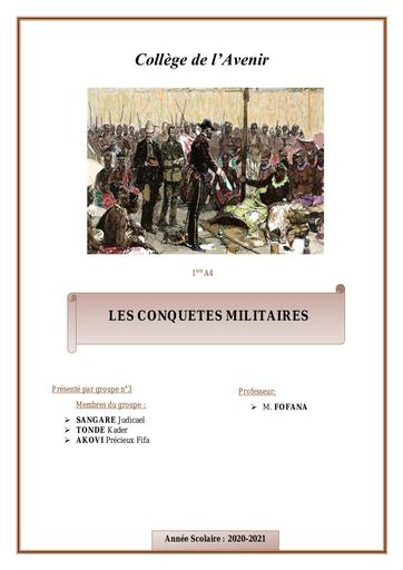 Exposé sur Les conquetes militaires en Afrique by Tehua