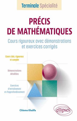 Livre de Maths Tle S Précis de Mathématique by Tehua