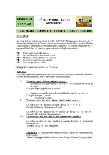 16 Grammaire L4 S5