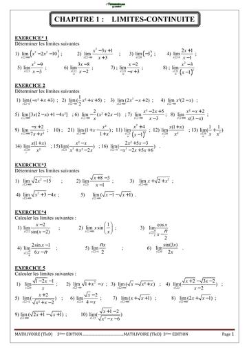 DOCUMENT maths ivoire tle D Anyama AVEC CORRIGE BY TEHUA
