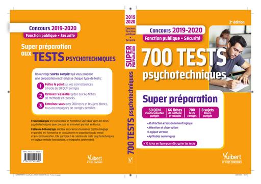 TESTS psychotechniques Concours Fonction publique 19 20 700