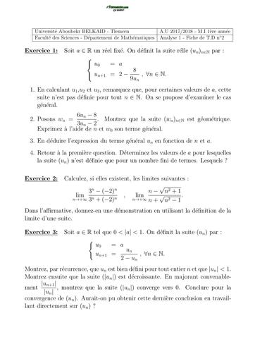 Analyse 1 2017 2018 Fiche 2 BY TEHUA