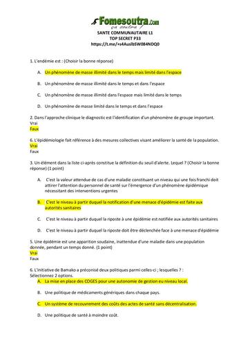 SUJET+CORRO SANTE COMMUNAUTAIRE SUJET 1 by TEHUA
