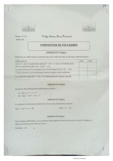 Devoir maths 2nde A Collège Provincial by Tehua.pdf