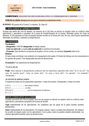 L13 Désapprouver une opinion