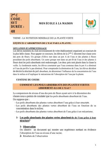 SVT 2nd C_L11_labsorption de leau par la plante by Tehua.pdf