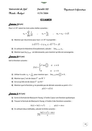 Examen5 Corrigé Analyse 1 MI 2024 BY TEHUA