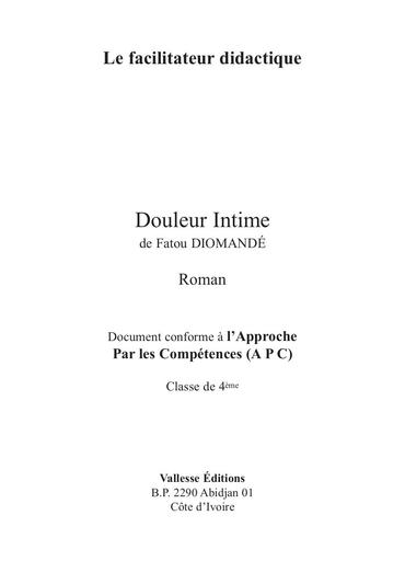 Facilitateur Douleur Intime by Tehua