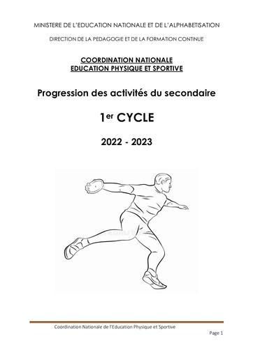 EPS Progression 2022 2023