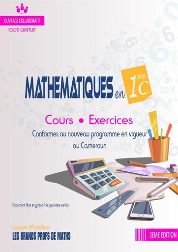 Livre Mathématiques 1iere C by Tehua