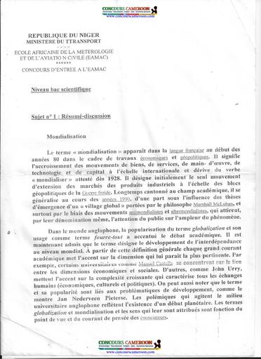 Prepa concours AEMAC resumé et discu 2010 By Tehua