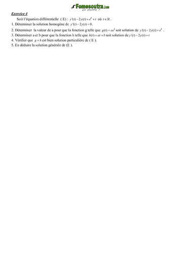 TP(4) Equation différentielle BTS GO