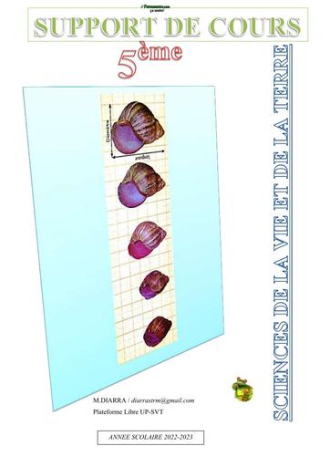 SUPPORTS FINAL 5ième SVT UP BY TEHUA