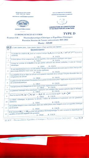 EXAM.THERMO CBG1 S1 2022(UFHB).pdf