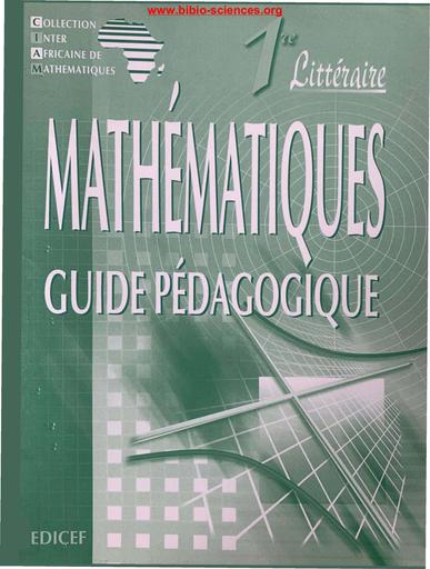 Corrigé CIAM 1re L