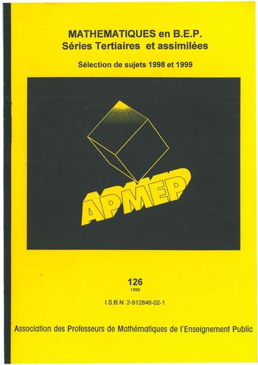 Maths en BEP filières tertiaires anciens sujets by Tehua