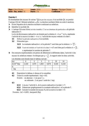 PREPA BAC 2024 PHYSIQUE CHIMIE SERIE C E by Tehua