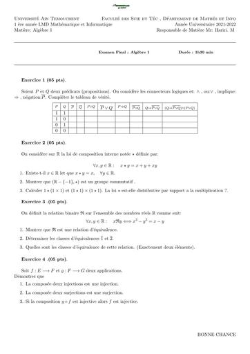 Examen2+Solution Algèbre 1 by TEHUA