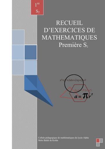 RECEUIL DE MATHS 1iere S2 by TEHUA