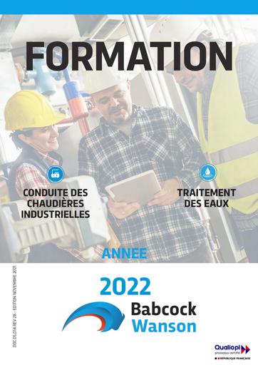 CATALOGUE DE FORMATION conduite de chaudieres et traitement d'eau by Tehua
