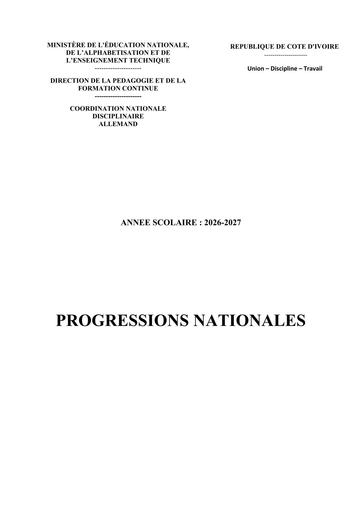 ALLEMAND PROGRESSIONS NATIONALES DPFC 2026 2027 by TEHUA