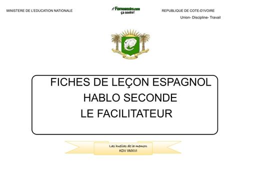 FICHES DE LEÇON ESPAGNOL HABLO 2nde BY TEHUA