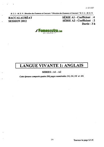 Bac a1 a2 angl 2012 by TEHUA