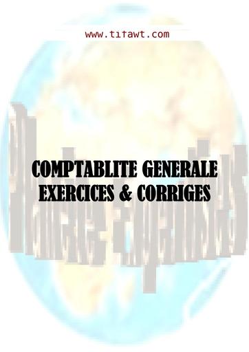 Comptabilité Générale Amortissement exercice corrigé by Tehua