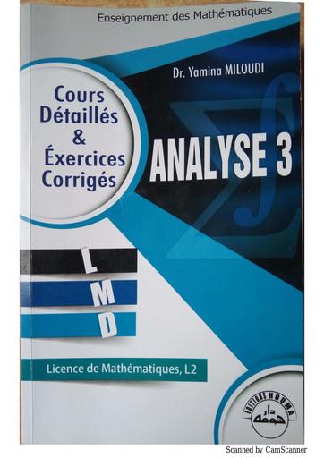 Maths sup Livre analyse Licence Maths L2 by TEHUA